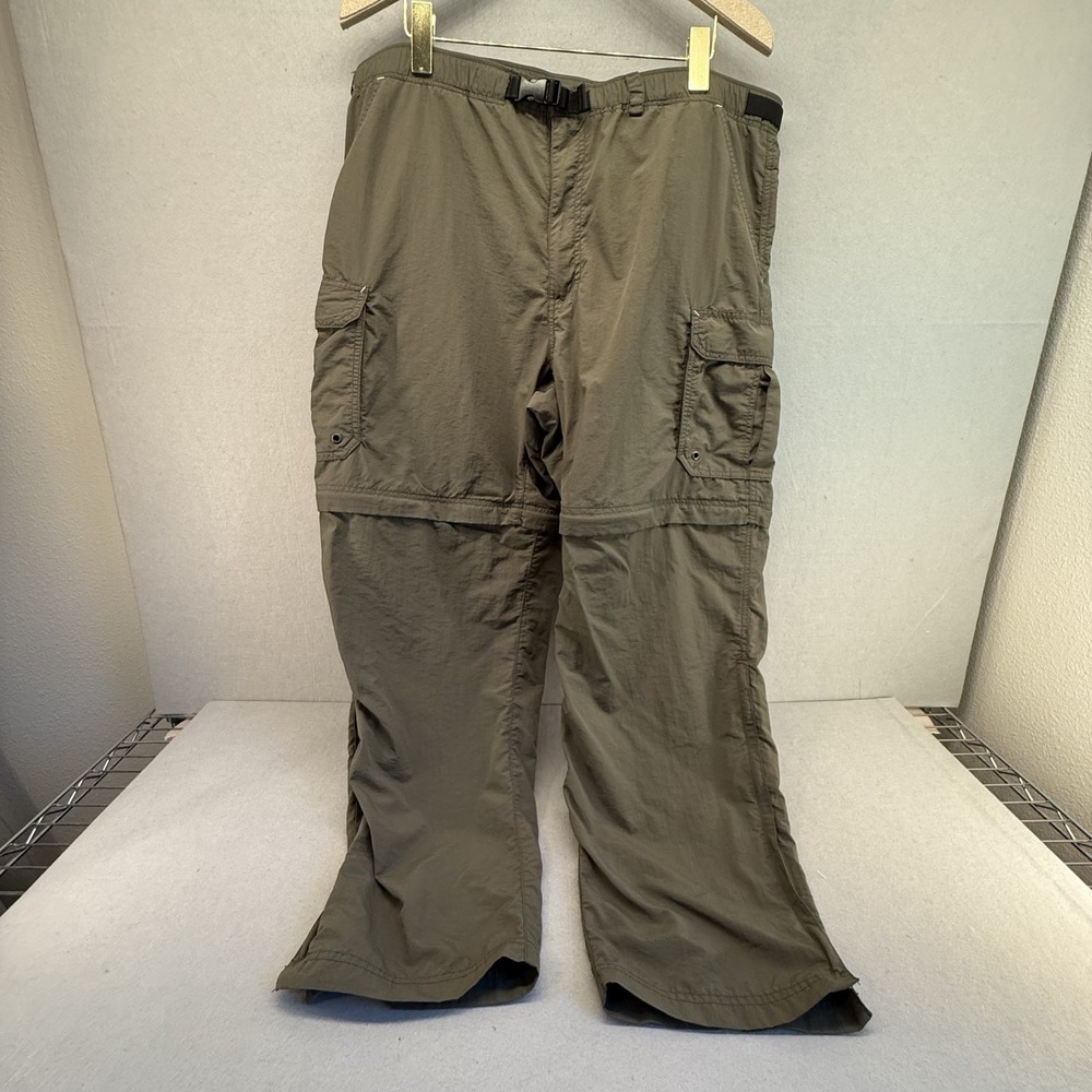 REI‎ Mens XL Convertible Hiking Pants Zip-Off Shorts UPF 50+ Cargo (XL x 30)